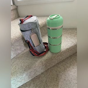 Brand New 3 layer stackable Bento Lunch container.